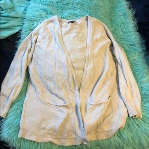 American eagle tan cardigan